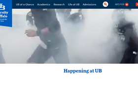 'arts-sciences.buffalo.edu' screenshot