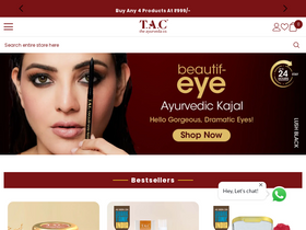 'theayurvedaco.com' screenshot