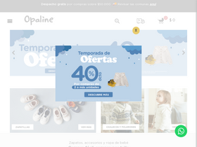 'opaline.cl' screenshot