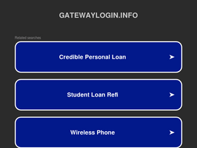 'gatewaylogin.info' screenshot
