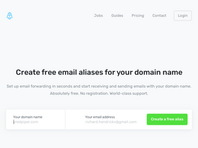 'improvmx.com' screenshot