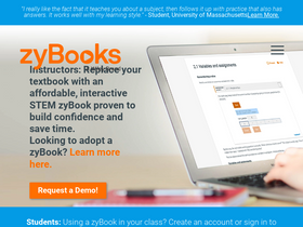 'zybooks.com' screenshot
