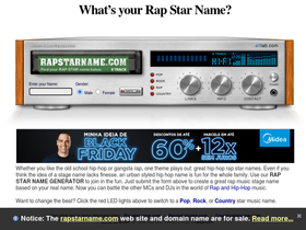 rapstarname.com