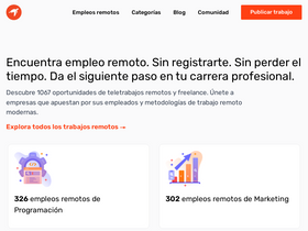 'trabajosremotos.es' screenshot