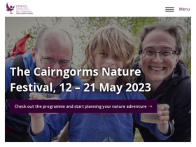 'cairngorms.co.uk' screenshot