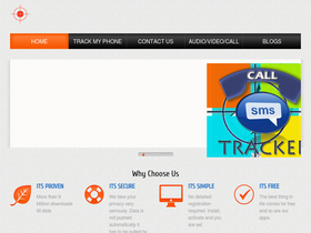 'trackmyphones.com' screenshot
