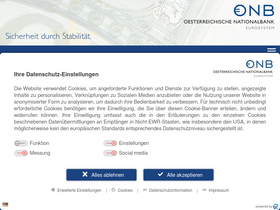 'oenb.at' screenshot