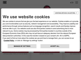'fiat.com' screenshot