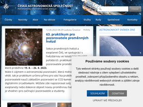 'astro.cz' screenshot