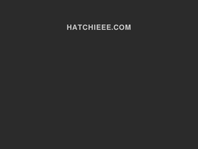 hatchieee.com homepage screenshot