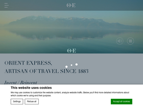 'orient-express.com' screenshot