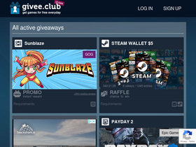 'givee.club' screenshot