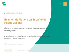 'puedomanejar.com' screenshot