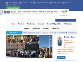 'nin.res.in' screenshot