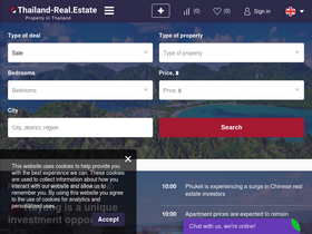 'thailand-real.estate' screenshot