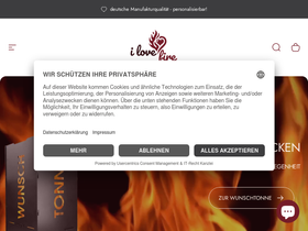 ilovefire.de homepage screenshot