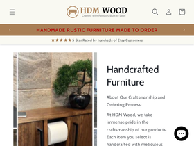 hdmwood.com homepage screenshot