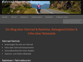 'fahrrad-abenteuer-reisen.de' screenshot