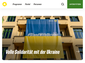 'gruene.de' screenshot