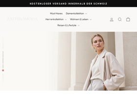 Zaffiromoda homepage screenshot