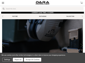 'daraholsters.com' screenshot