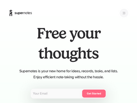 'supernotes.app' screenshot