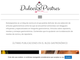 'dulcespostres.com' screenshot