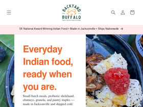 backyardbuffalo.com homepage screenshot
