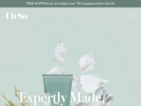 livso.com website screenshot