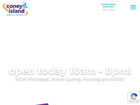 'coneyislandpark.com' screenshot