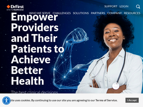 'drfirst.com' screenshot