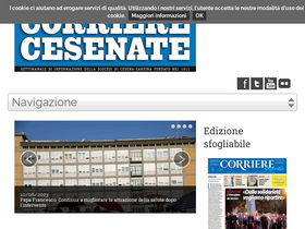 'corrierecesenate.it' screenshot