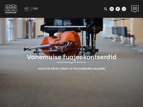 'vanemuine.ee' screenshot