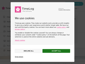 'timelog.com' screenshot