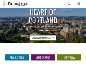 'pdx.edu' screenshot