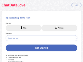 'chatdatelove.online' screenshot