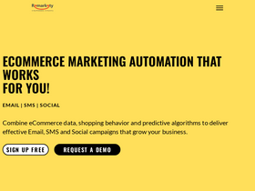 'remarkety.com' screenshot