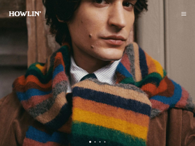 Howlinknitwear homepage screenshot