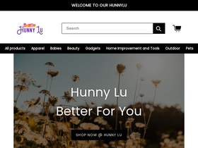 hunnylu.com homepage screenshot