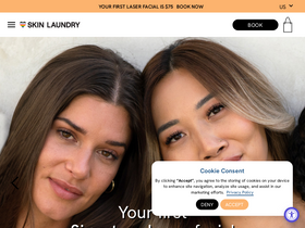 'skinlaundry.com' screenshot