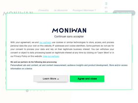 'moniwan.fr' screenshot