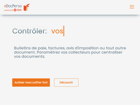 'edocperso.fr' screenshot