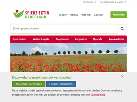 'spierziekten.nl' screenshot