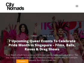 'citynomads.com' screenshot