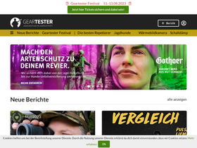 'geartester.de' screenshot
