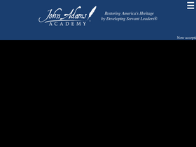 'johnadamsacademy.org' screenshot