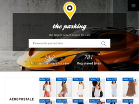 'theparking-cars.co.uk' screenshot