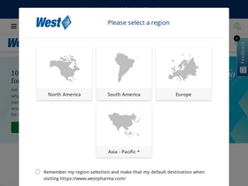 'westpharma.com' screenshot