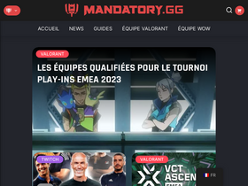'mandatory.gg' screenshot