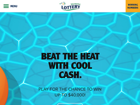 'vtlottery.com' screenshot